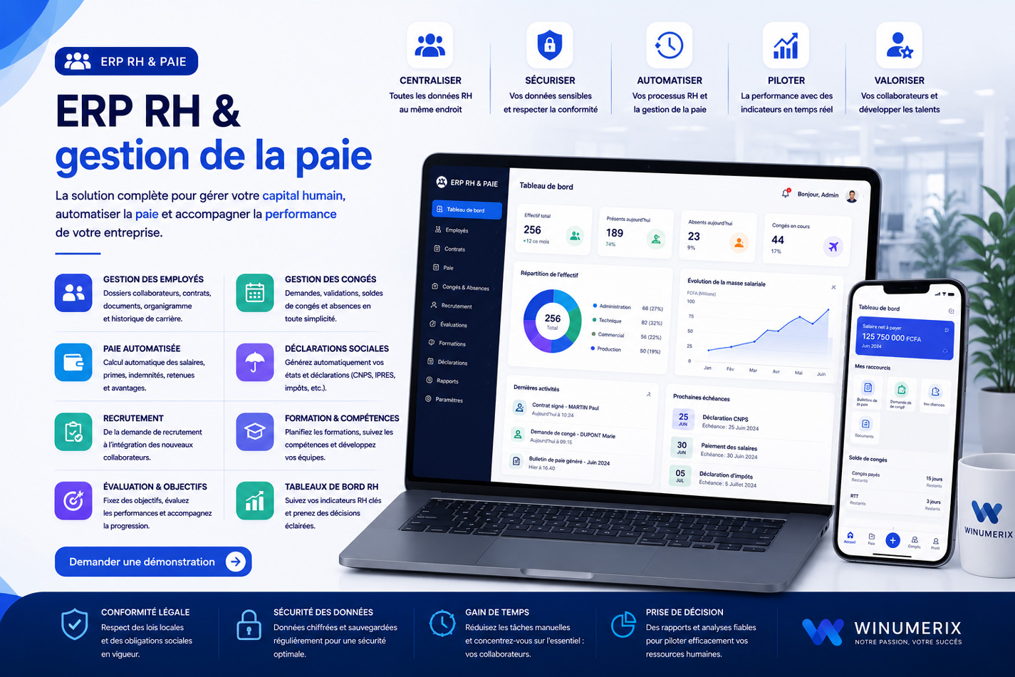 ERP RH & gestion de la paie
